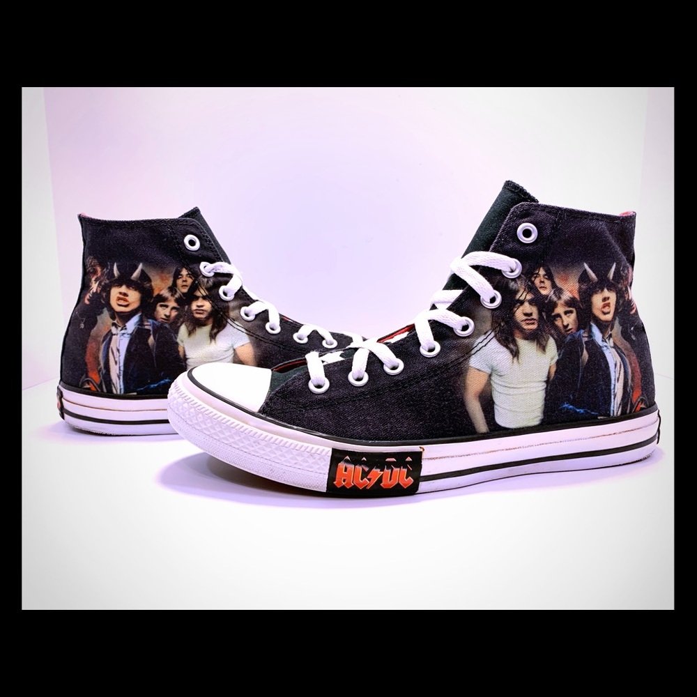 Limited Ed. AC/DC ‘Highway To Hell’ Converse M/10